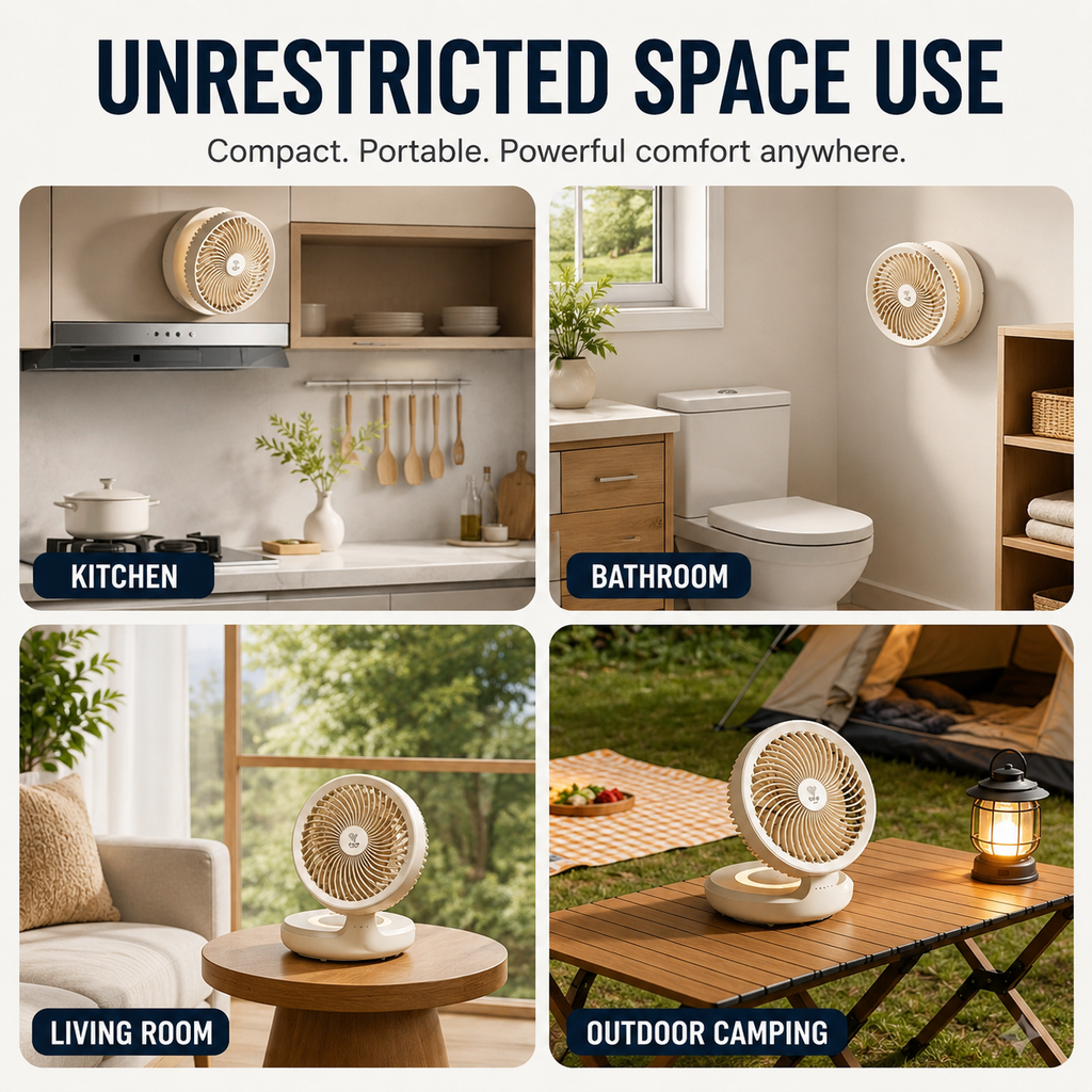 Rovitoo FlexAir 2-in-1 Oscillating Fan