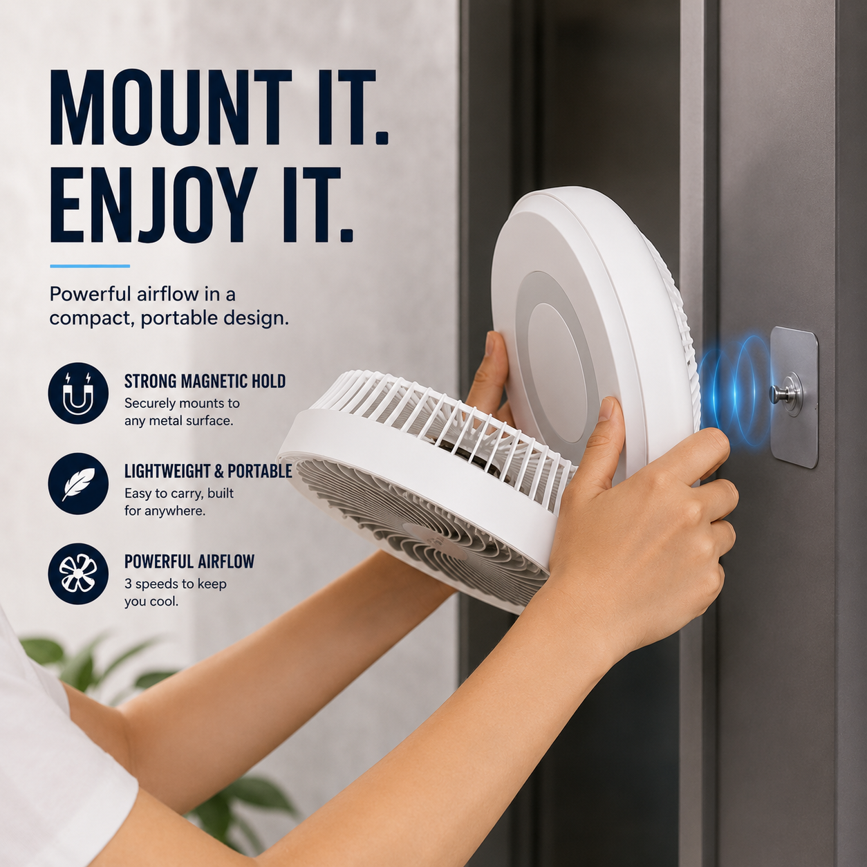 Rovitoo FlexAir 2-in-1 Oscillating Fan