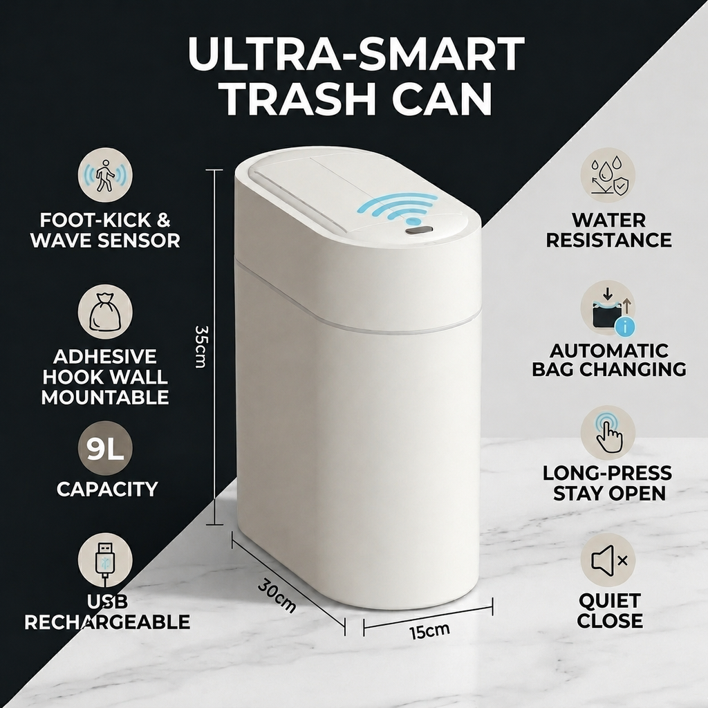 Rovitoo ULTRA-SMART TRASH CAN