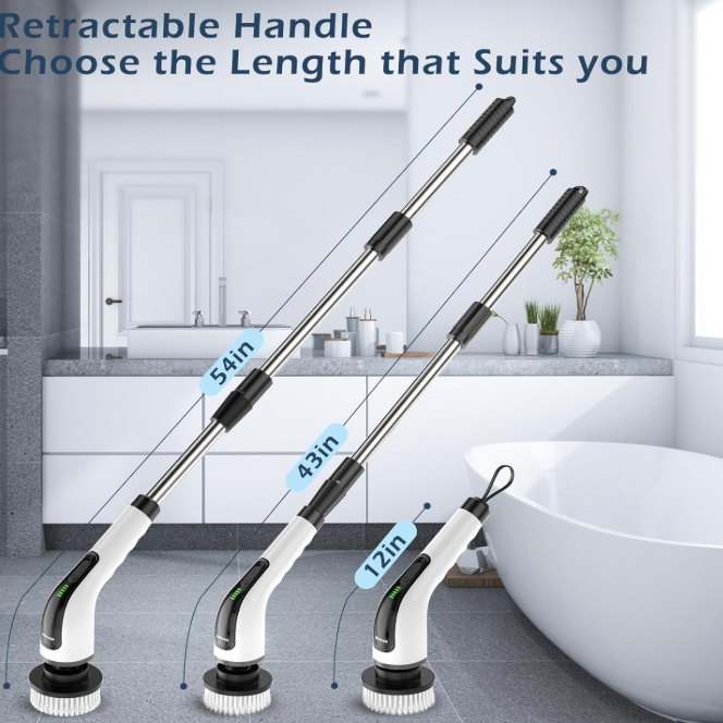 Multifunctional Cordless Electric Cleaning Brush